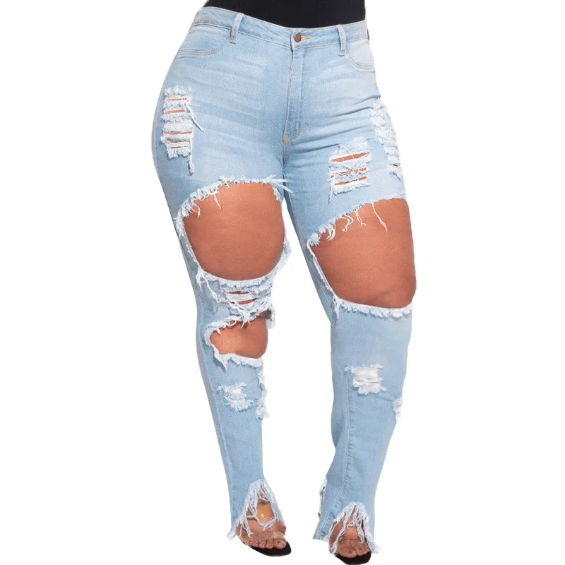 Prezzo Attraente Nuovo Tipo Jeans Strappati Strappati Jeans Da Donna Jeans  Elasticizzati - Buy Jeans Elasticizzati,Jeans In Denim Da Donna,Jeans  Skinny Strappati Product on Alibaba.com