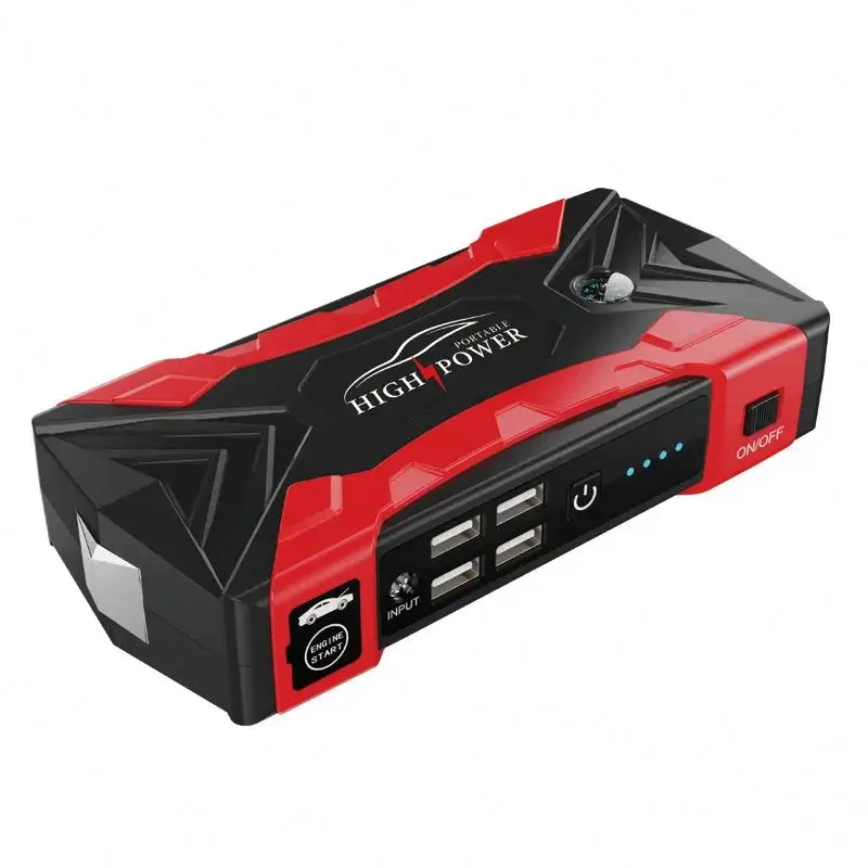 12V Super Capacitor Multi-Function Car Jump Starter with Portable Air Pump 10W Power Station