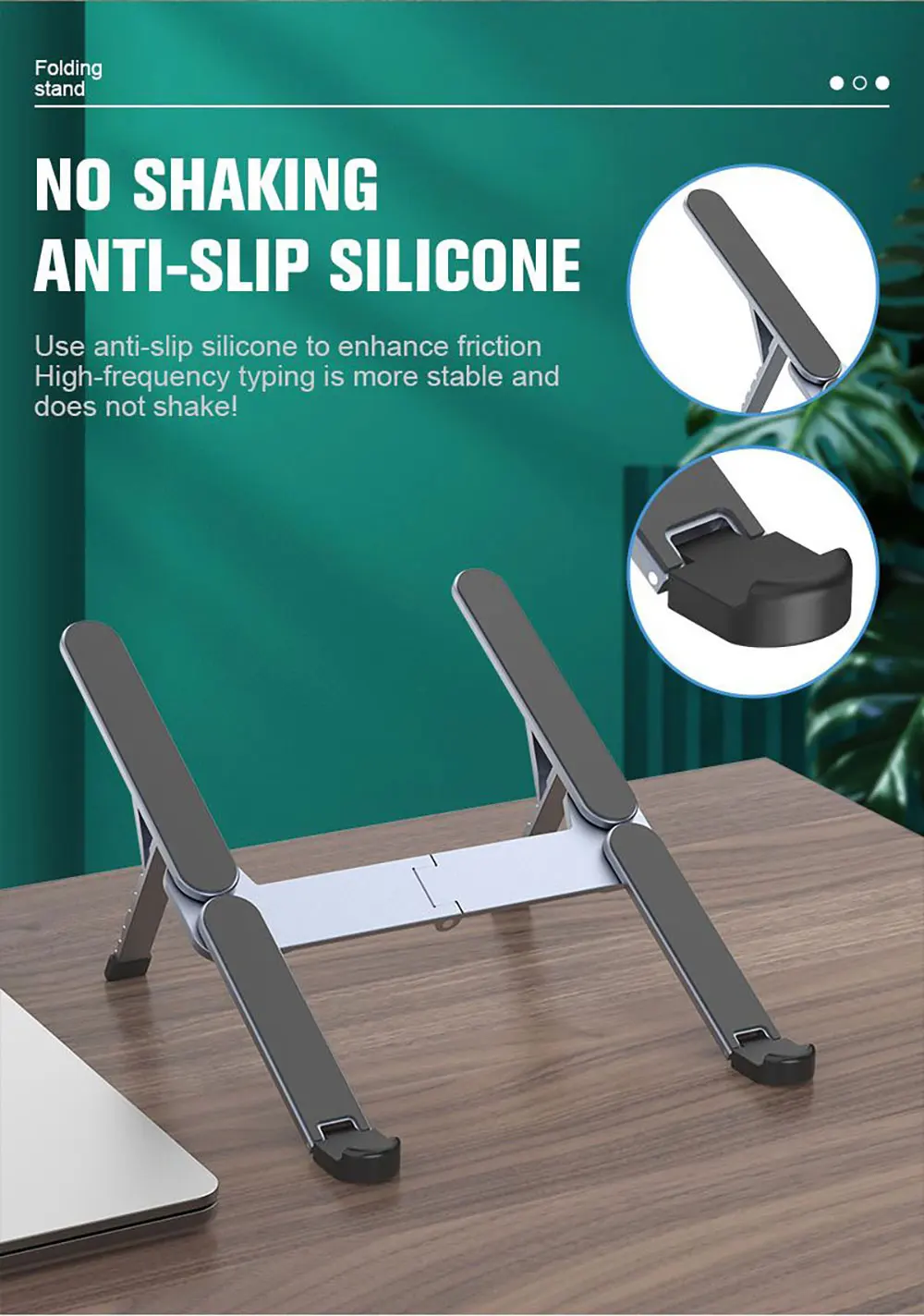 Adjustable Trendy Flexible Universal Rotating 360 Folding Stand Laptop Phone Tablet Holder Sjj005 Laudtec supplier