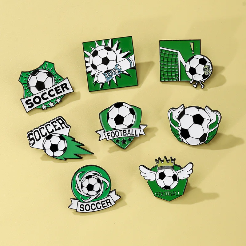 2026 Hot Selling Football Match Football Accessories Brooch Football Peripherals