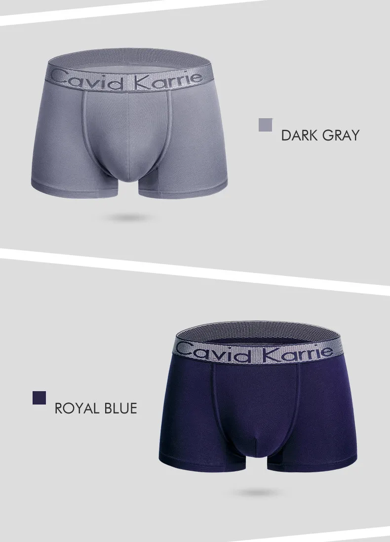Genuine GDECC Underwear Wholesale Breathable Ice Silk Trend New Gift  Printed Men's Boxer Briefs Ice Silk Briefs Boxer Briefs