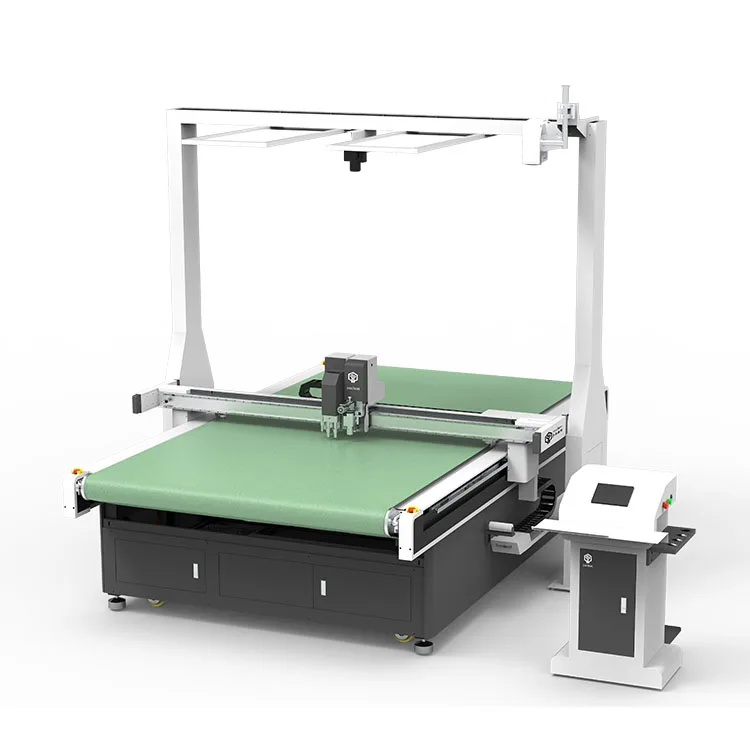 Cheap CNC Automatic Leather Digital Cutter Machine Leather Shape Genuine Shoe Sofa Cutting Machine with Oscillating Knife