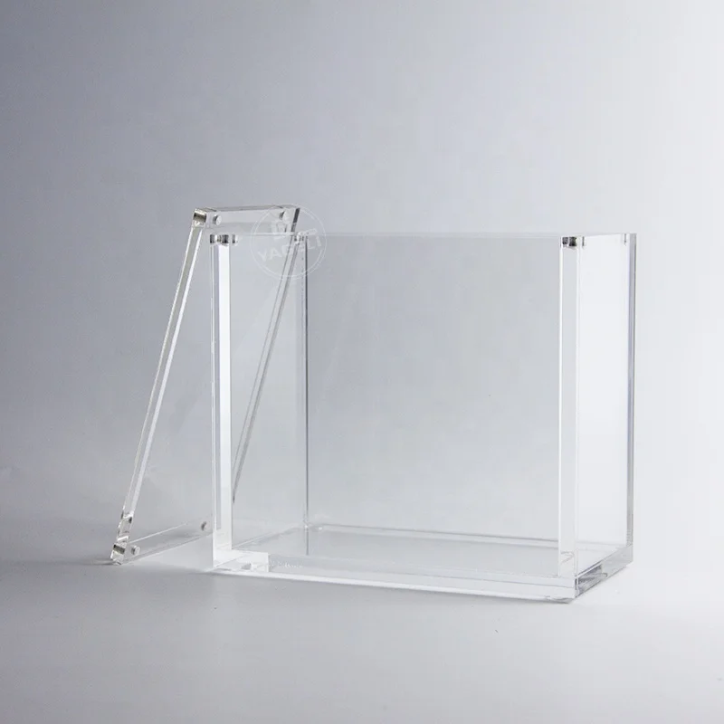 Custom Clear UV-Resistant Pokemoned Elite Trainer Box Protective Case Acrylic ETB Display Case with Finger Hole