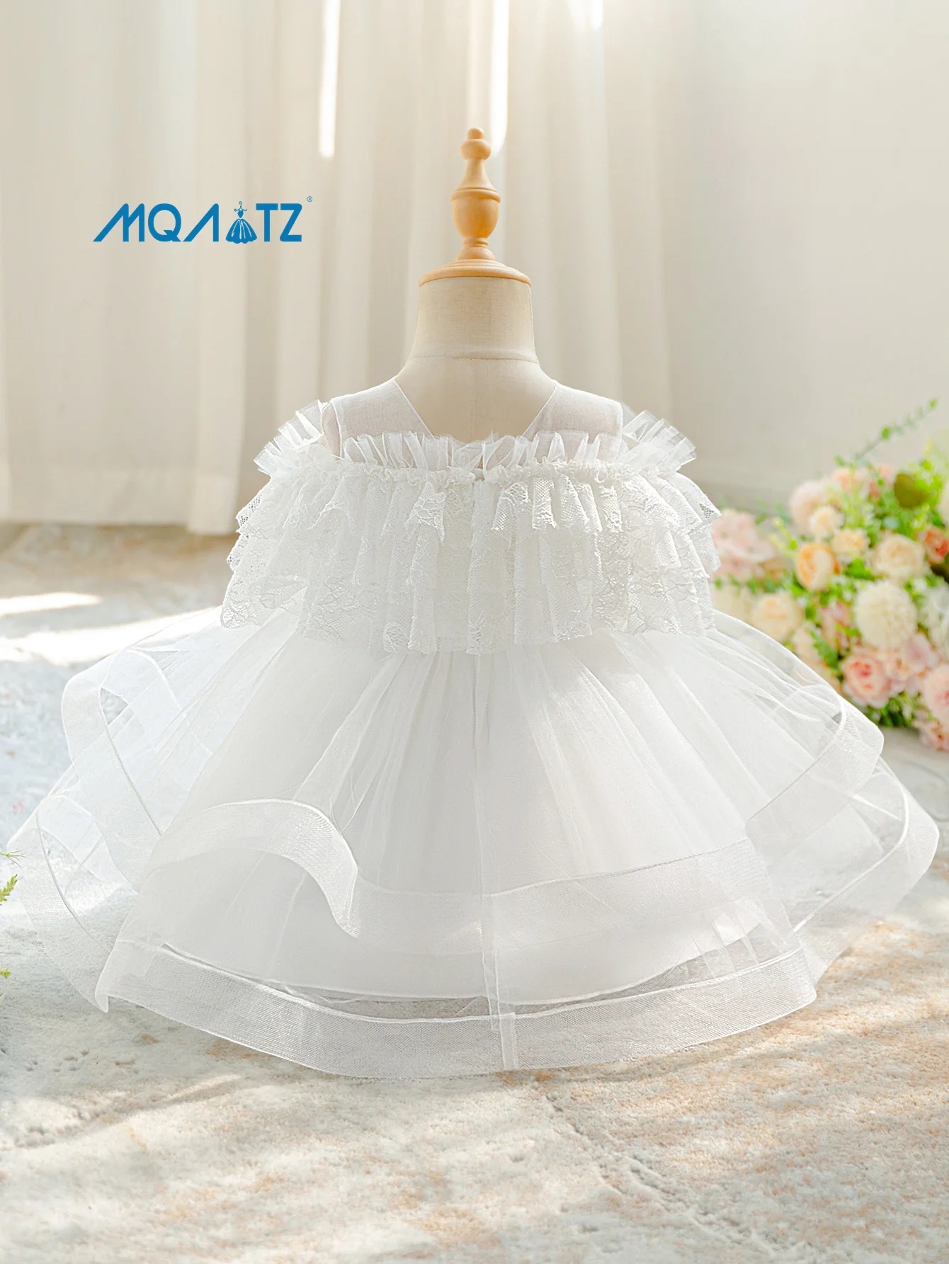 MQATZ New Fashion Wedding 3-24 Month Party Toddler Baby Girls Clothes Kids  Girl Princess Dresses L3012XZ