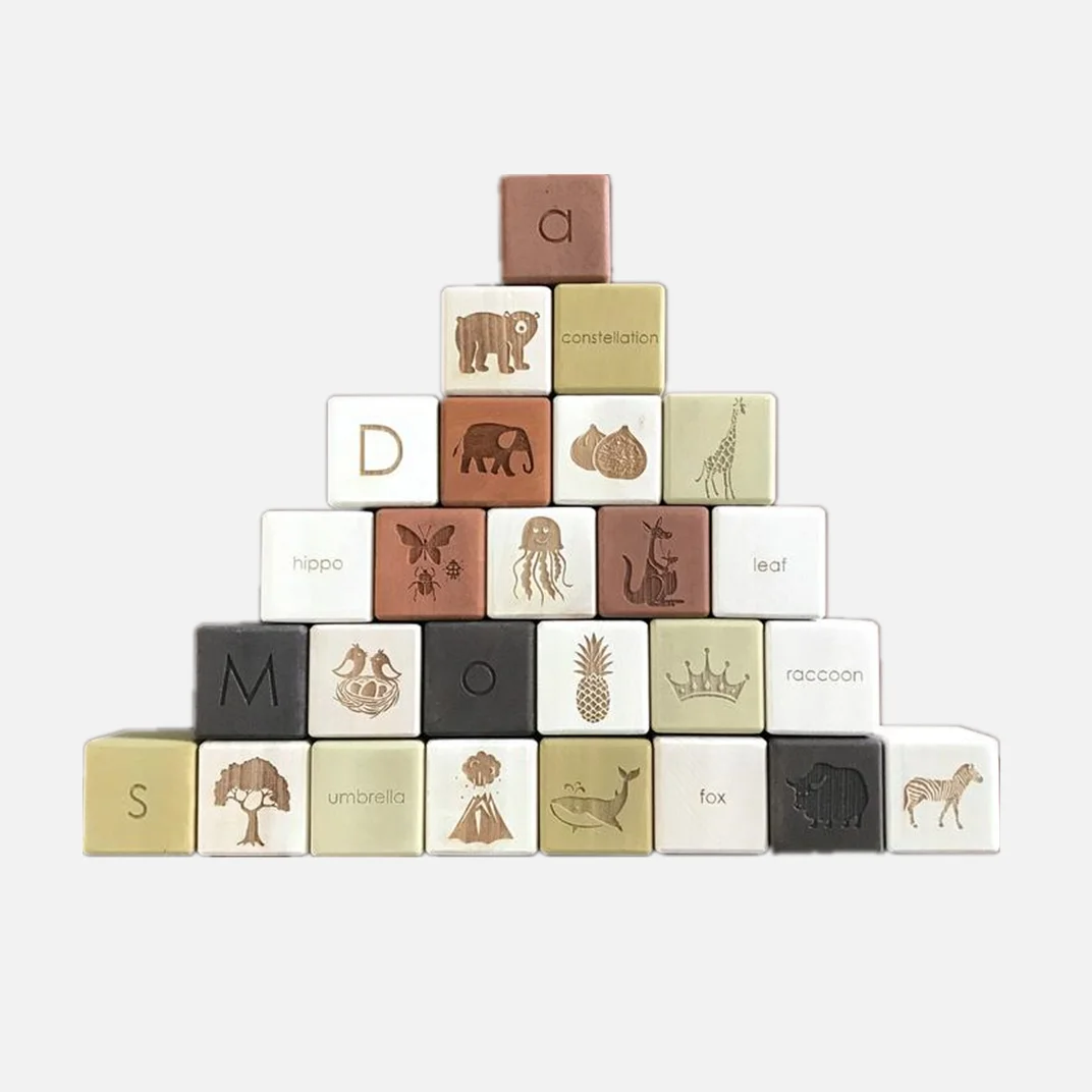 custom alphabet blocks