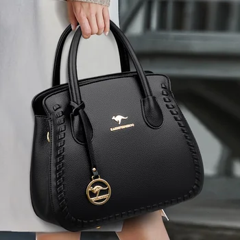 Commuting New Arrival Middle-aged Women's Bag Luxury Vintage Casual Handbag Wholesale Large Capacity Women's Shoulder Bag