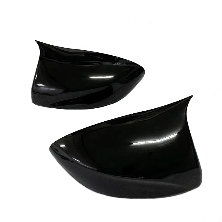 Glossy Black Side Wing Rearview Mirror Cover for MG 5 MG5 Front Left & Right Car Decoration Chinese Style Car