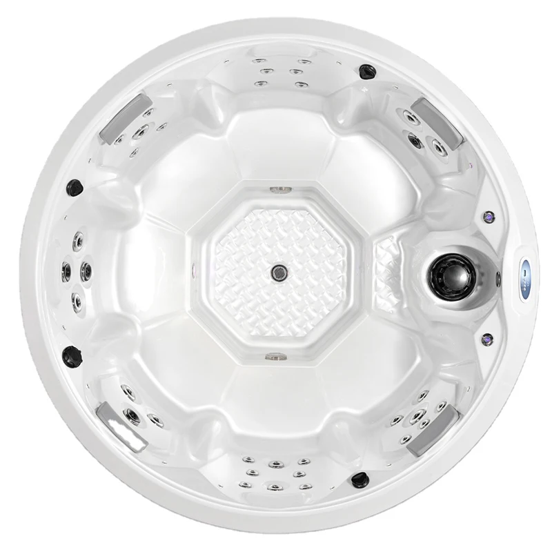 Открытый Круглый джакузи гидромассажная Ванна