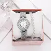rose gold watch+bangle+box