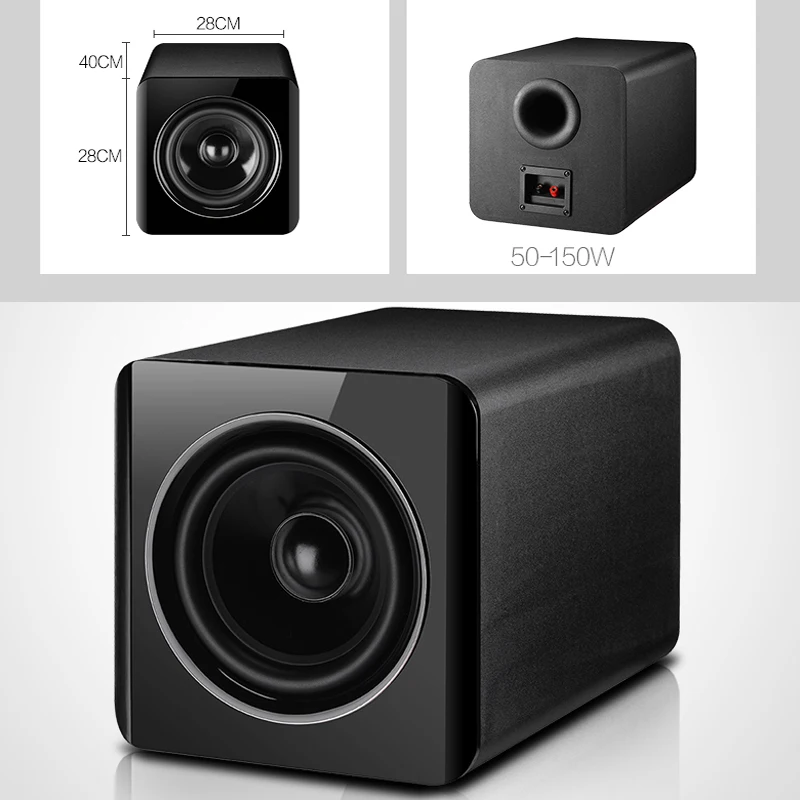 Speaker Suara Pasif Inci Kayu 50W-150W, Speaker Subwoofer Pasif Fashion  Baru Penguat Speaker Audio Teater Rumah Subwoofers