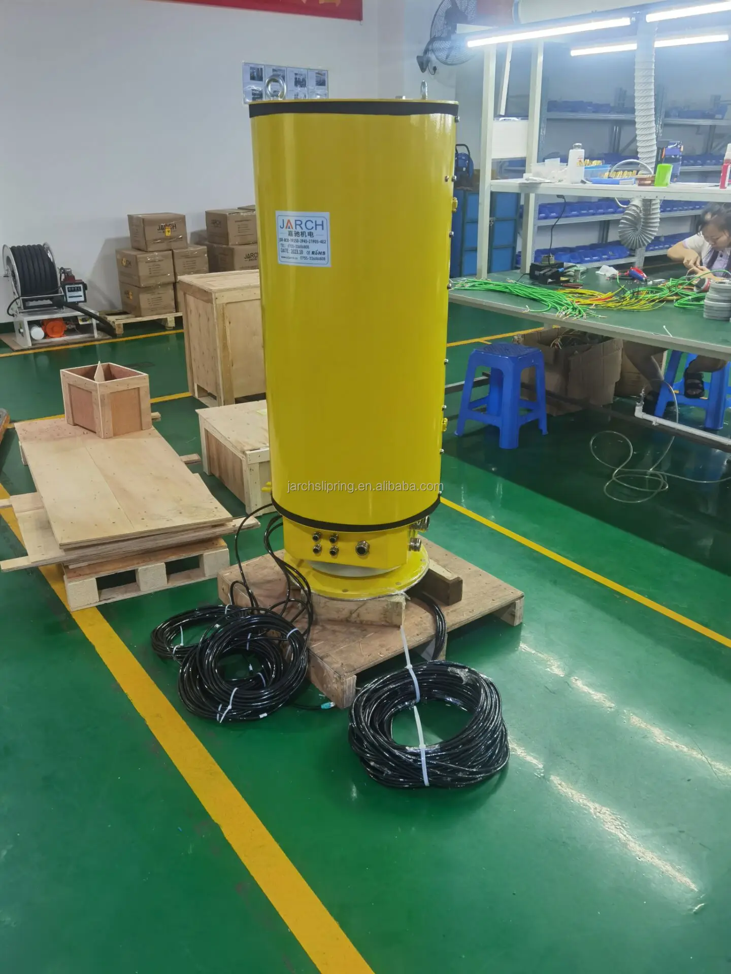 Gantry crane high voltage larger current slip ring Copper slip ring for jib crane and grabs