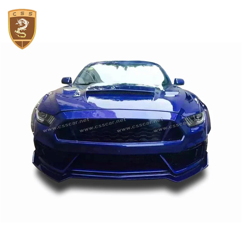 New Arrival CSS Design Oem Body Kit 2015 Mustang Fiber Glass Wide Body Kit