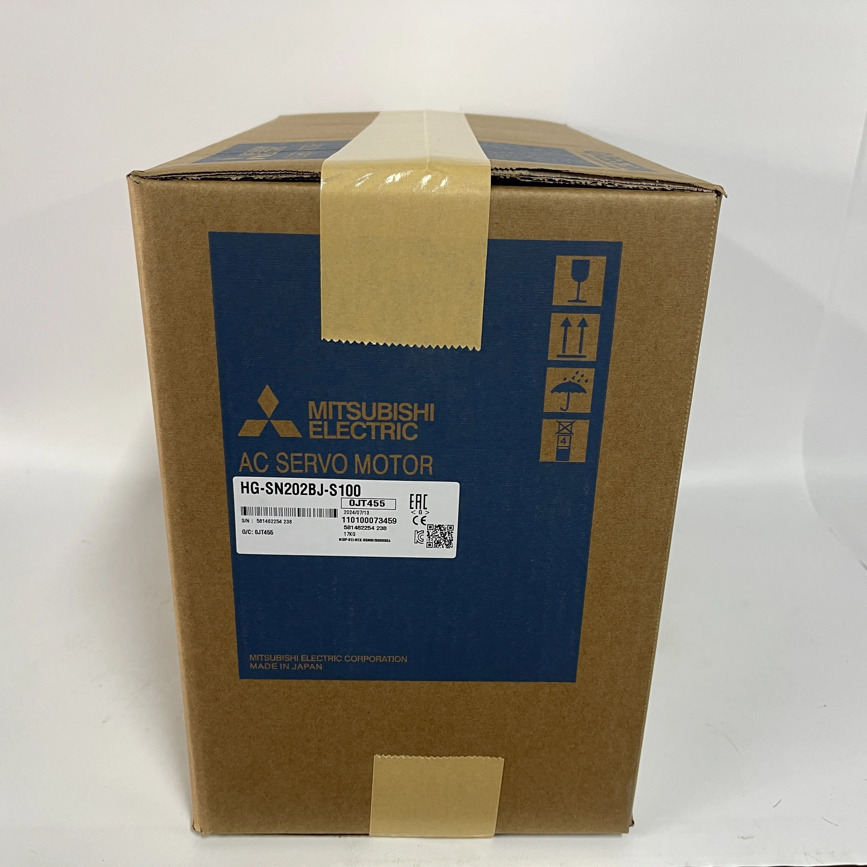 Mitsubishi AC Servo Motor HG-SN202BJ-S100