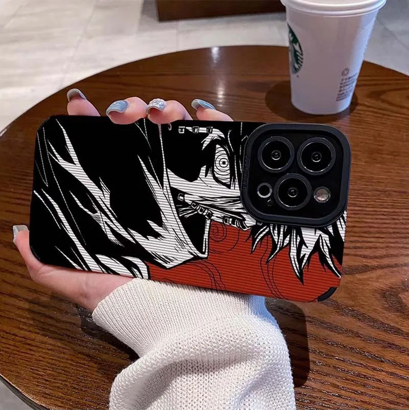 Cartoon Fighter TPU Leather iPhone Case - Pro Max