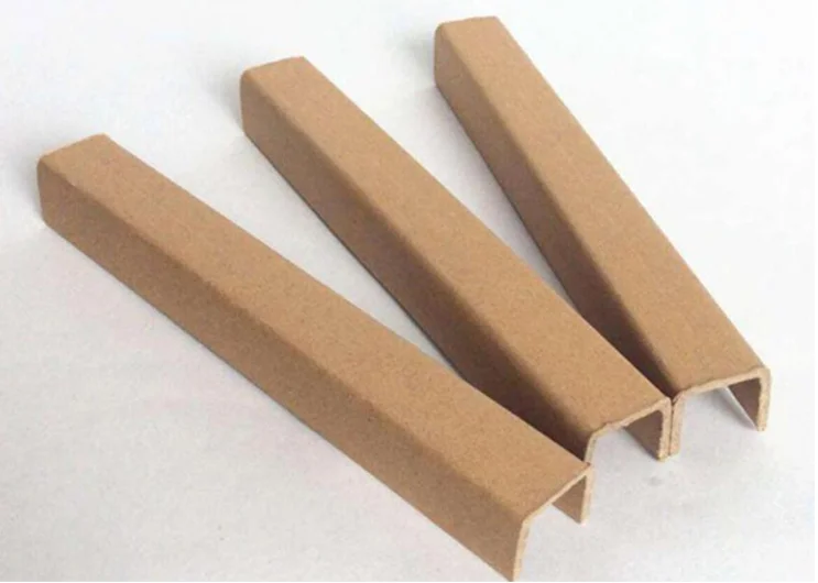 Ударопрочный угловой картонный протектор для краев, U-образный бумажный протектор для краев, жесткий твердый картон