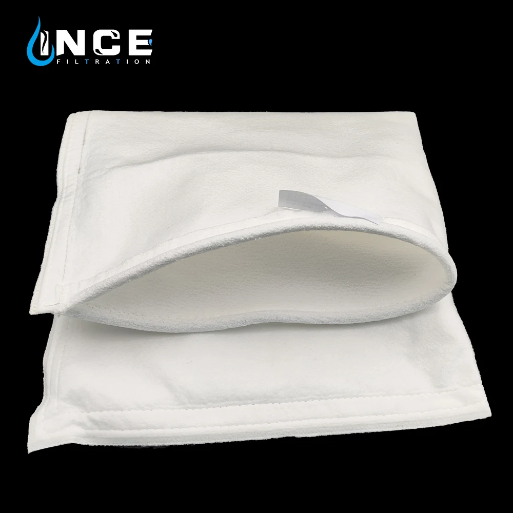 High Quality Rectangular PE Swimming Pool Filter Bag New Used Pocket Mesh Type with Ring Core Components for Filter Dust Grease
