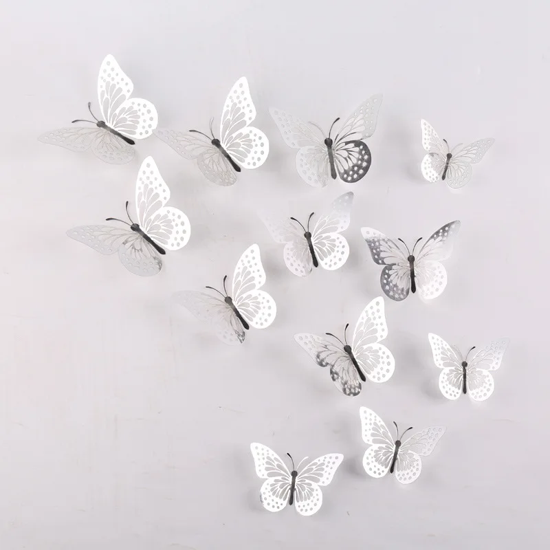 TaTalife Mariposa artificial, mariposas de seda, mariposas para  manualidades para arreglos florales, decoración de estacas de mariposa 3D,  maceta de