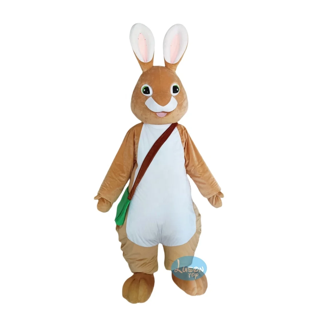 Easter Bunny Dancing Little Peter Rabbit Mascot Costume for Thanks Events
