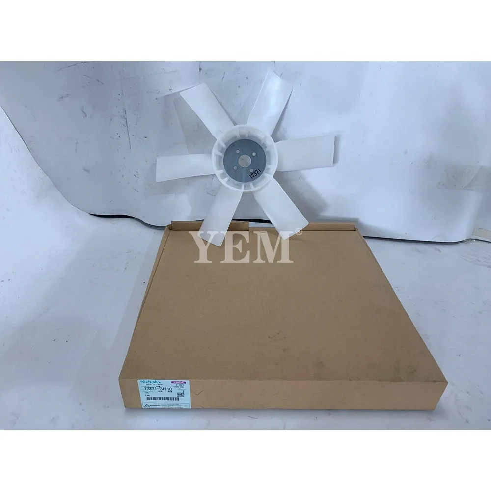Good Quality D1703 Fan Blade 17371-74110 Fit for Kubota D1703 Engine. 3