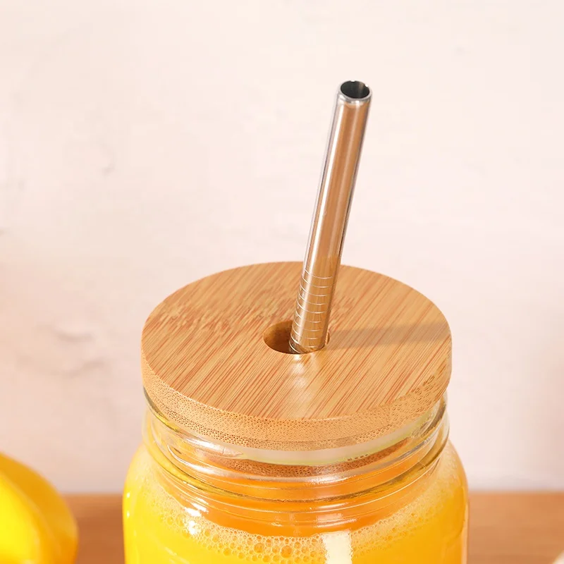 Custom 70mm Size Bamboo Lids With Straw Hole Good Seal Bamboo Lid With