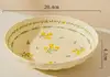 yellow 8 inch plate