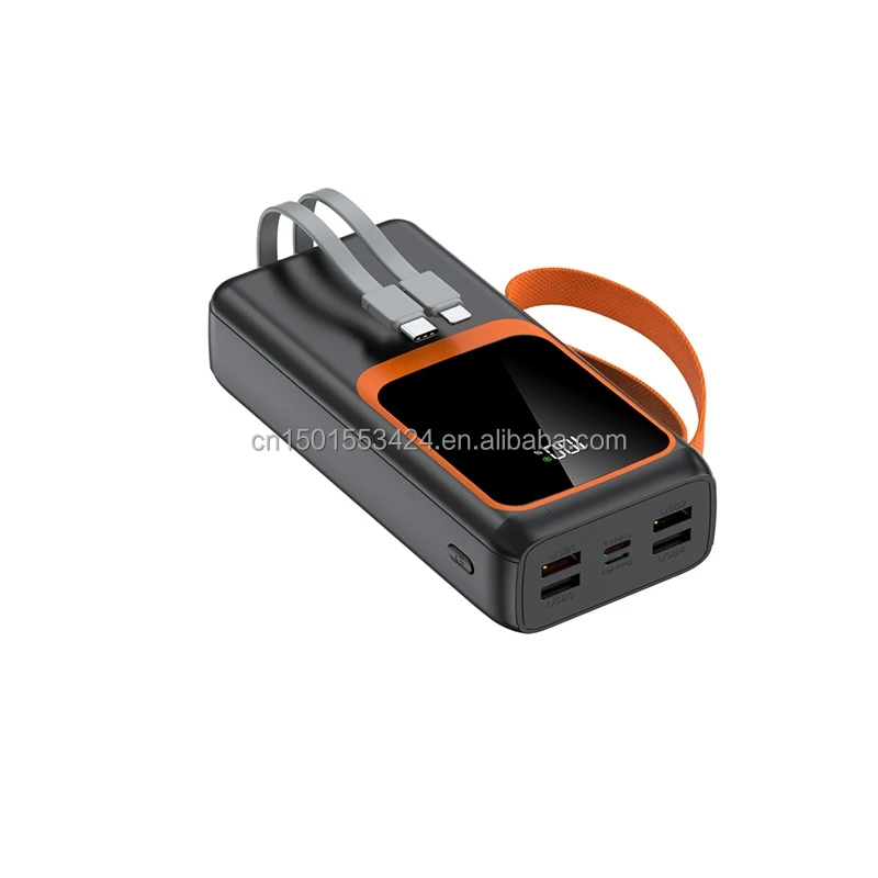 22.5W Fast Charging Power Bank 40000mAh with LED Display & 2