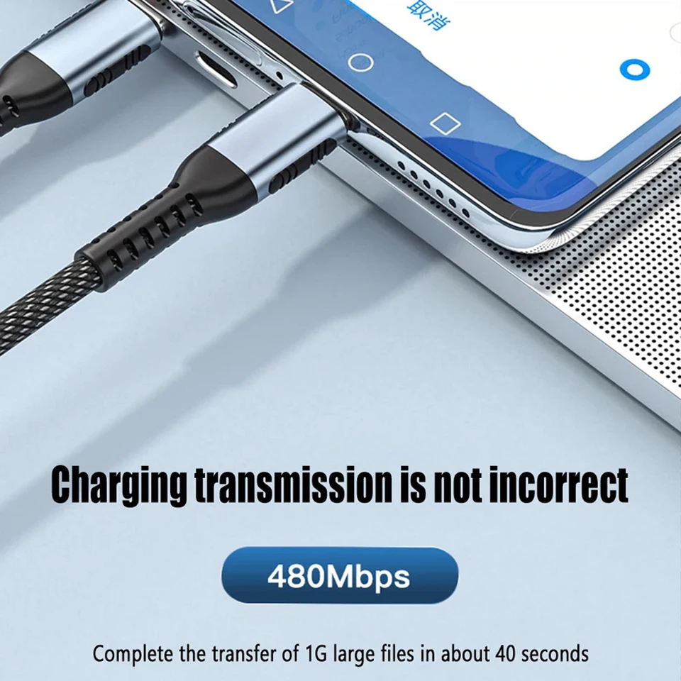 2M 6A Fast-Charging PD 240W USB-C Cable With Braid Shielding & Smart Chip For IPhone_voghion.com