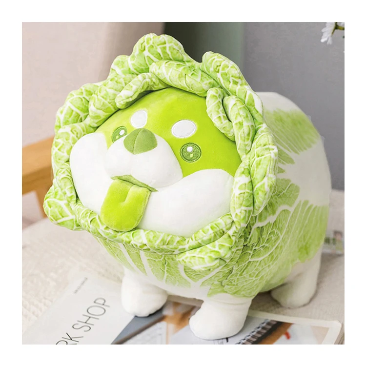 cabbage dog pillow