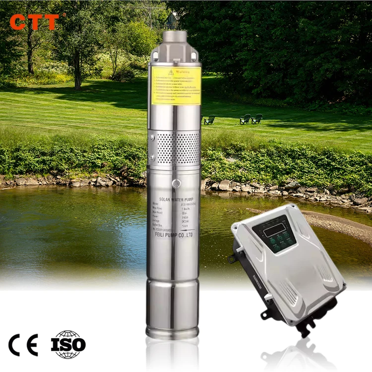 Pompe à Eau Solaire Submersible 24V - Sans Balais Magnétique 900L/H - Pour Bassin, Fontaine, Arrosage