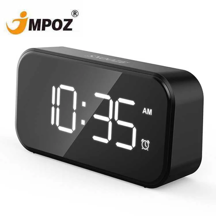 Digital Alarm Clock, Led Clock With Snooze Function, Usb Charging Ports silver 【54OFF!】