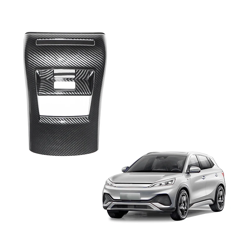 Auto-interieur Onderdelen Achter Air Vent Outlet Cover Trim Sticker Luchtuitlaat Vent Panel Cover Voor BYD ATTO 3 Yuan Plus accessoires