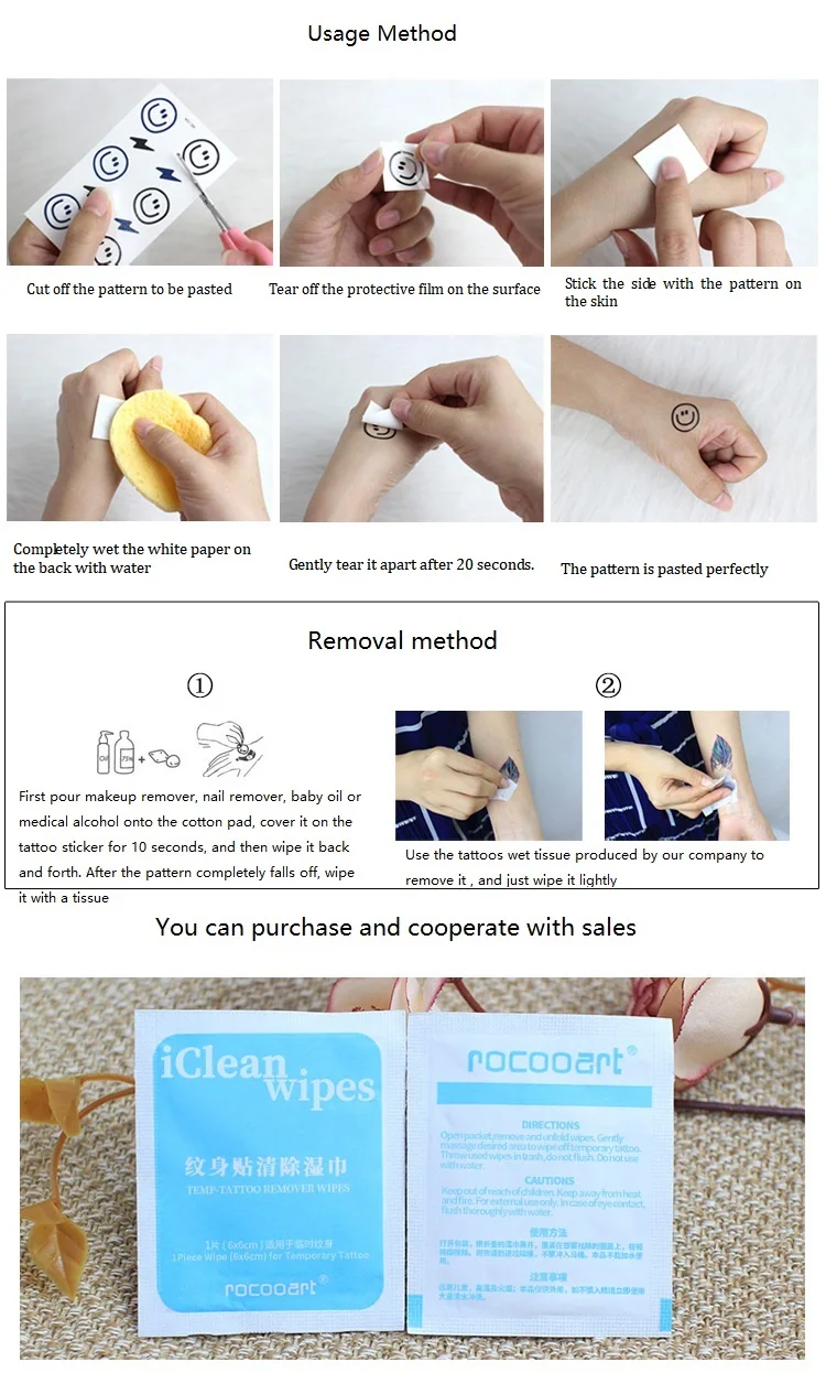 Hot Sale 2023 Fashion Cute Waterproof Sexy Tattoo Sticker For Women