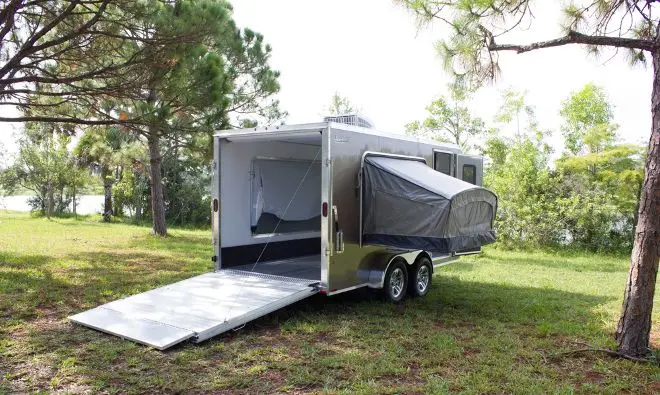 Lightest Utility Dual Axle Rv Offroad caravan Van Camper Toy Hauler ...