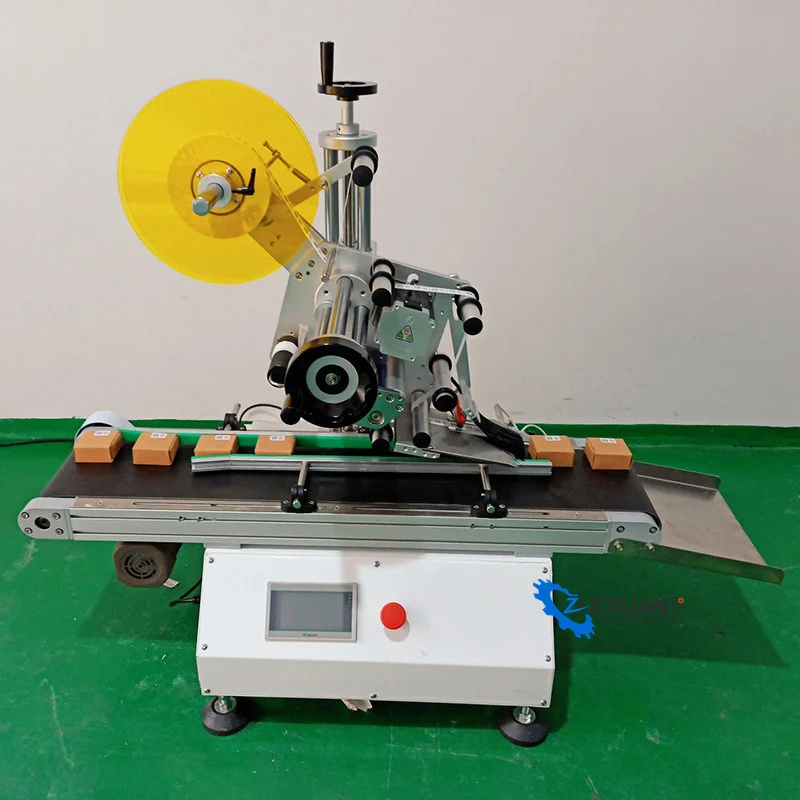 Flat Surface Sticker Labeler Machine Shipping Carton Box Labeling ...