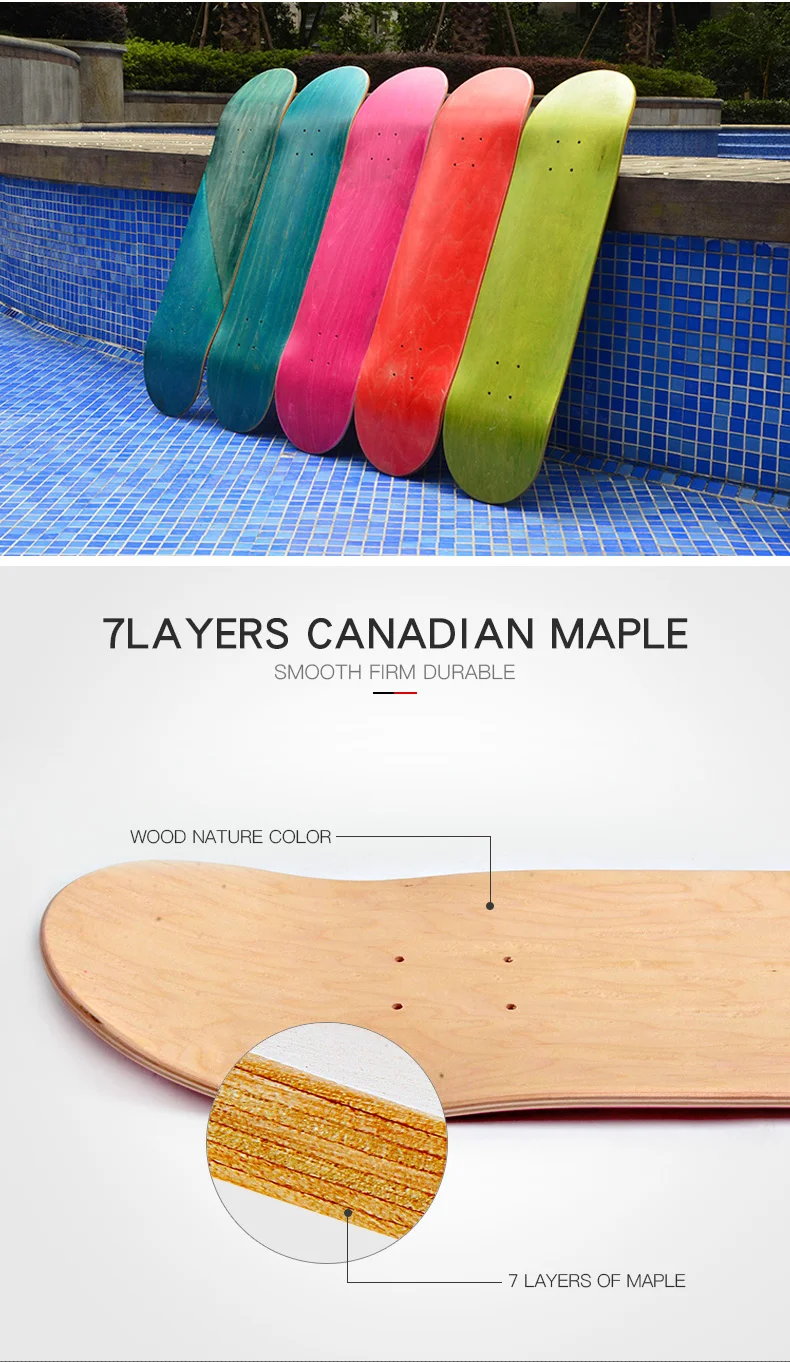 Wholesale Wooden Blank Canadian Maple Skateboard Pro Skate Board Decks Buy Skateboard Deck