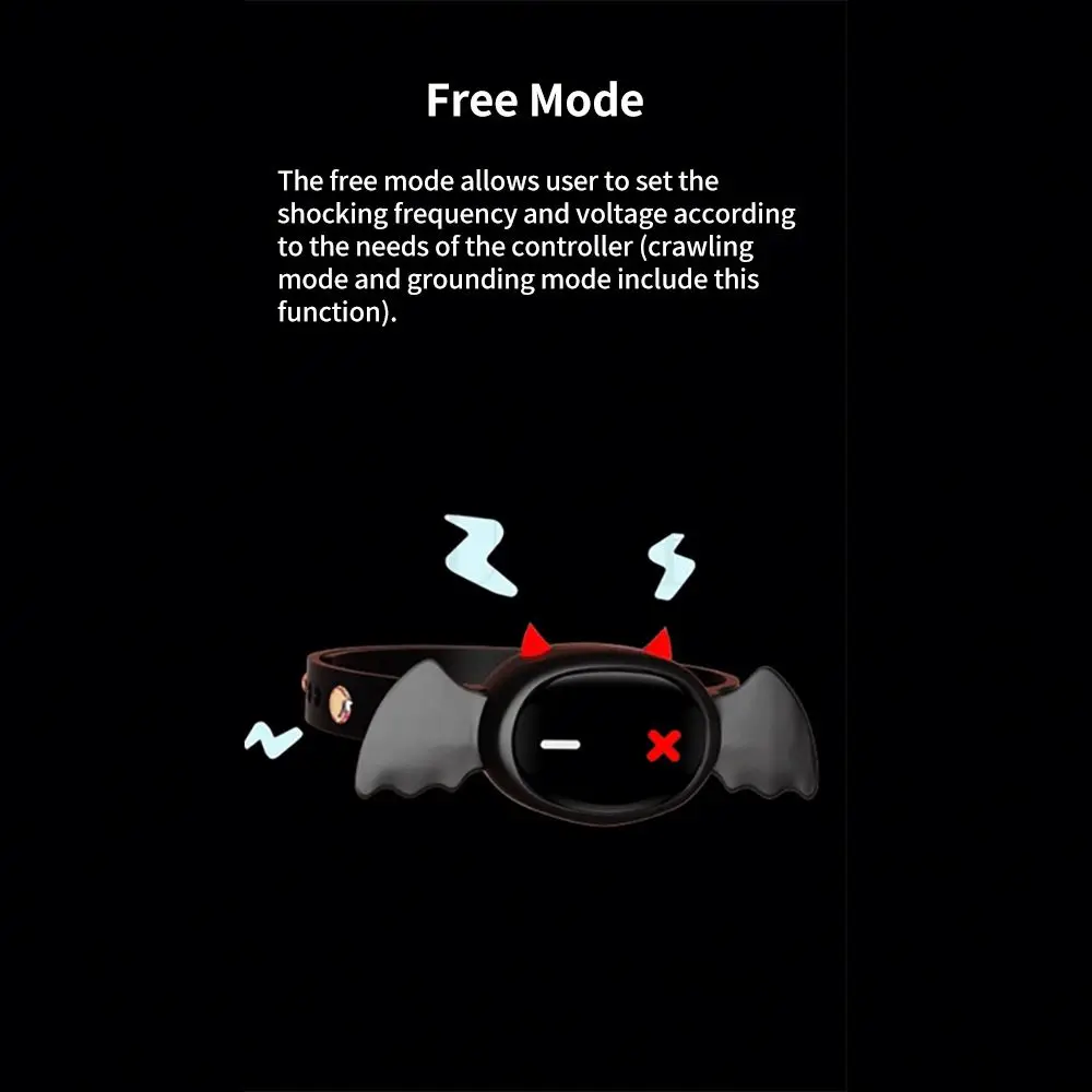 Free Custom Box - Bondage Restraints APP Remote Controlled Electro Collar Electric Shock Chaplet Slave Necklace Collar