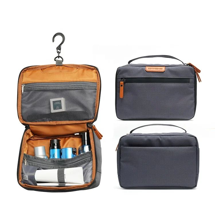 Rownyeon High Quality Large Plain Bag Smart Toiletry Bag Travel Bag
