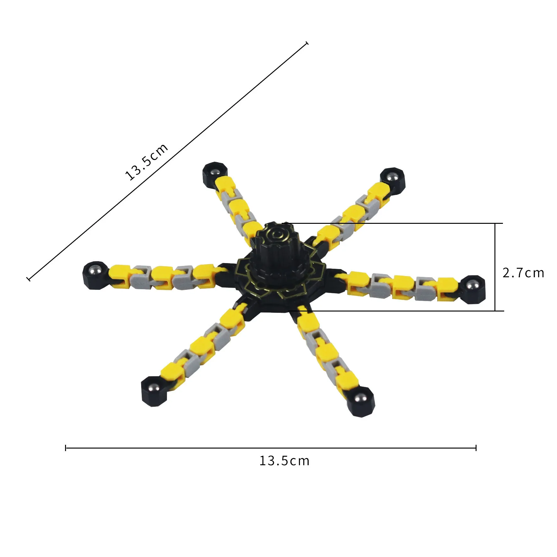 Игрушки-прядильщики с деформированной цепью для детей, антистресс, ручной Прядильщик, игрушки для взрослых, снятие стресса, сенсорный гироскоп, подарок