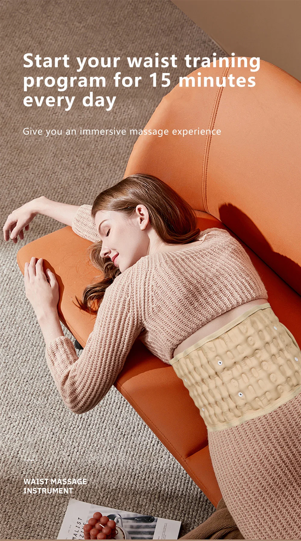 Aofit Decompression Back Belt Waist Brace Lumbar Support Belt Waist Support for Lower Back Pain Relief Back Traction Device