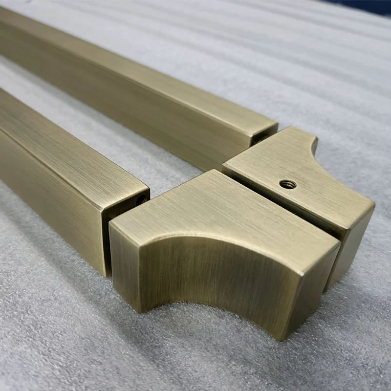 Door Handle Knurled Leather Door Handle Solid Brass Knurled Antique