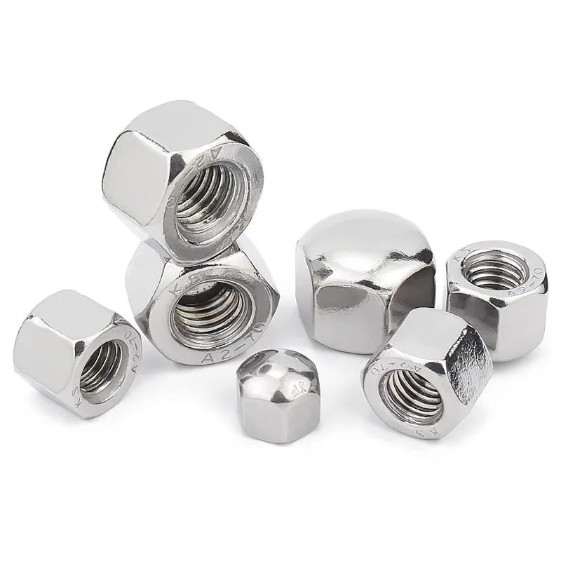 Din 917 Hexagon Cap Nuts 204 304 Hex Head Sleeve Nut Hex Self Clinching