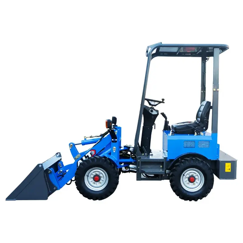 Multifunctional Open Cab Mining 4wd Side Tracked Small Front End Wheel Loader Mini Electric Front Loader for Sale in Australia