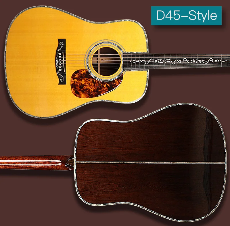 Wholesale Guitar Strings D41 D42 D45style Oem Allsolid Acoustic