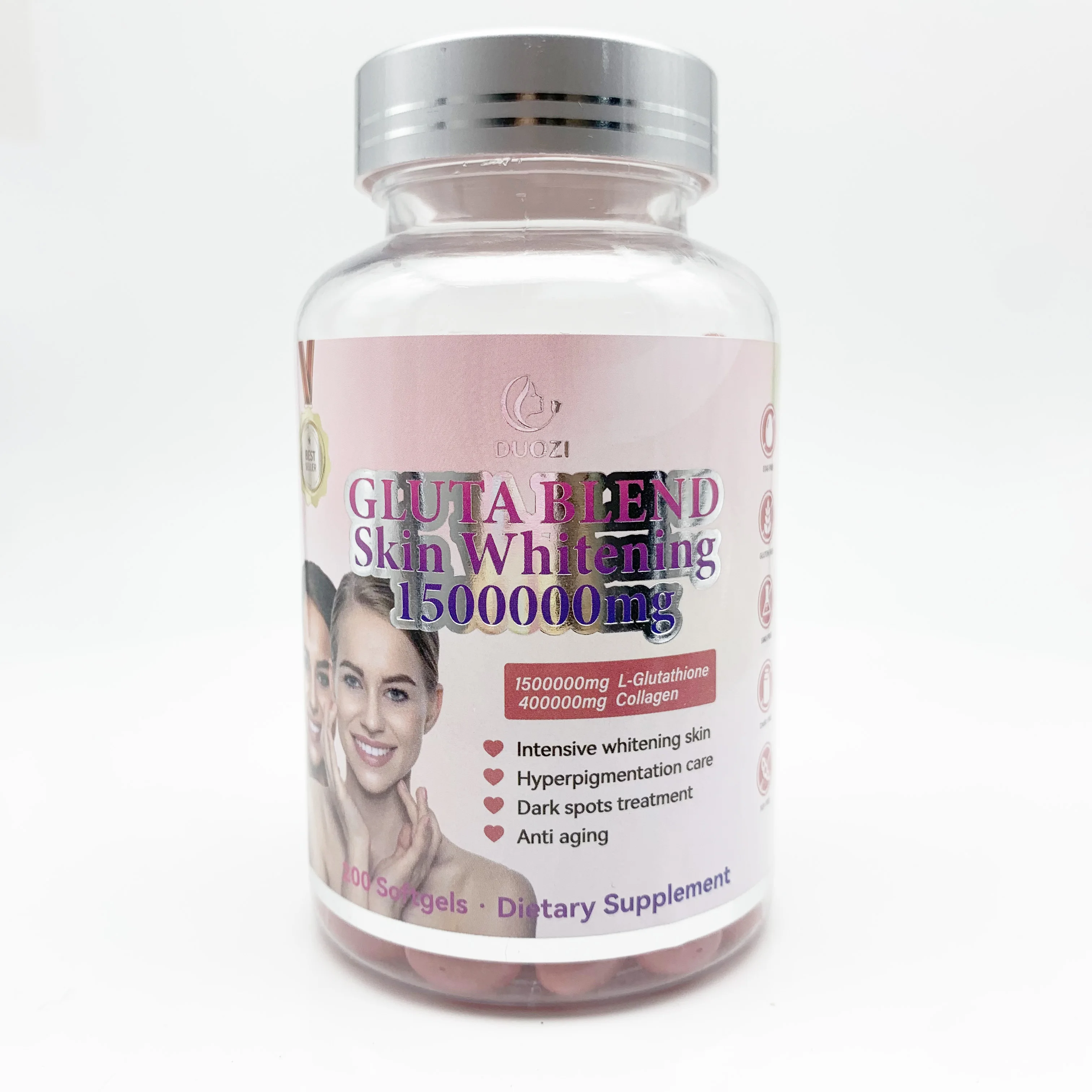 glutathione and vitamin c dosage Duozi Collagen Powder Oral Liquid Skin Care L-Glutath Skin Whitening  Capsules Chiselan - Powder Glutathione, Whitening Glutathione main image 0