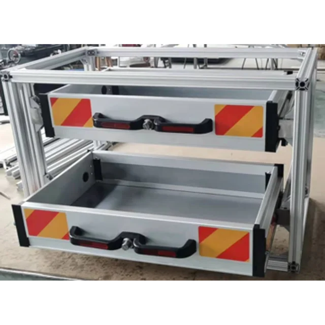 OEM best quality China factory aluminum alloy drawer box for fire fighting vehicle