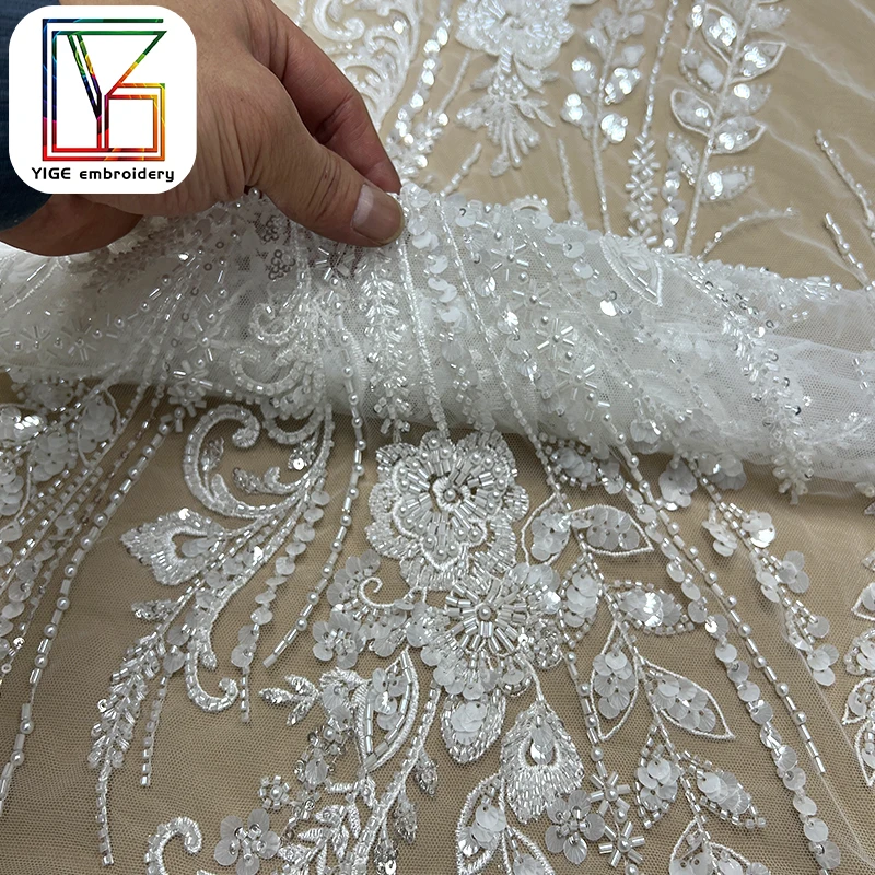 lace fabric for wedding dresses Ivory Beaded Bridal to give your projects a stunning and unique finish Ivory Glitter Bridal Fabrics Lace