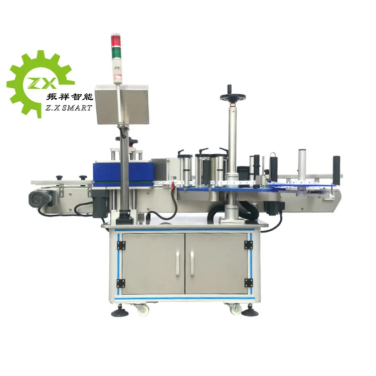Автоматическая клейкая круглая вращающаяся машина для маркировки ПЭТ фармацевтических бутылок