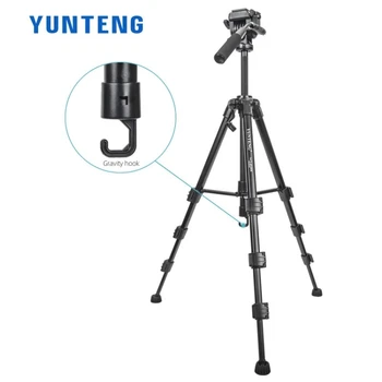 YUNTENG-VCT-6006 Professional Hydraulic Head Aluminum Tripod detail image