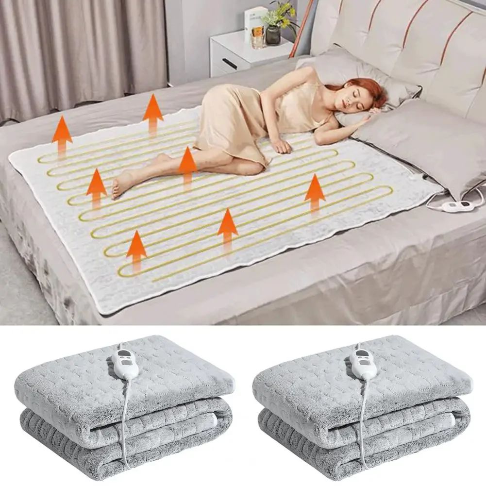 Portable Heated Electric Blankets for Winter Electric Blankets Outdoor  Camping Household Heating Pad