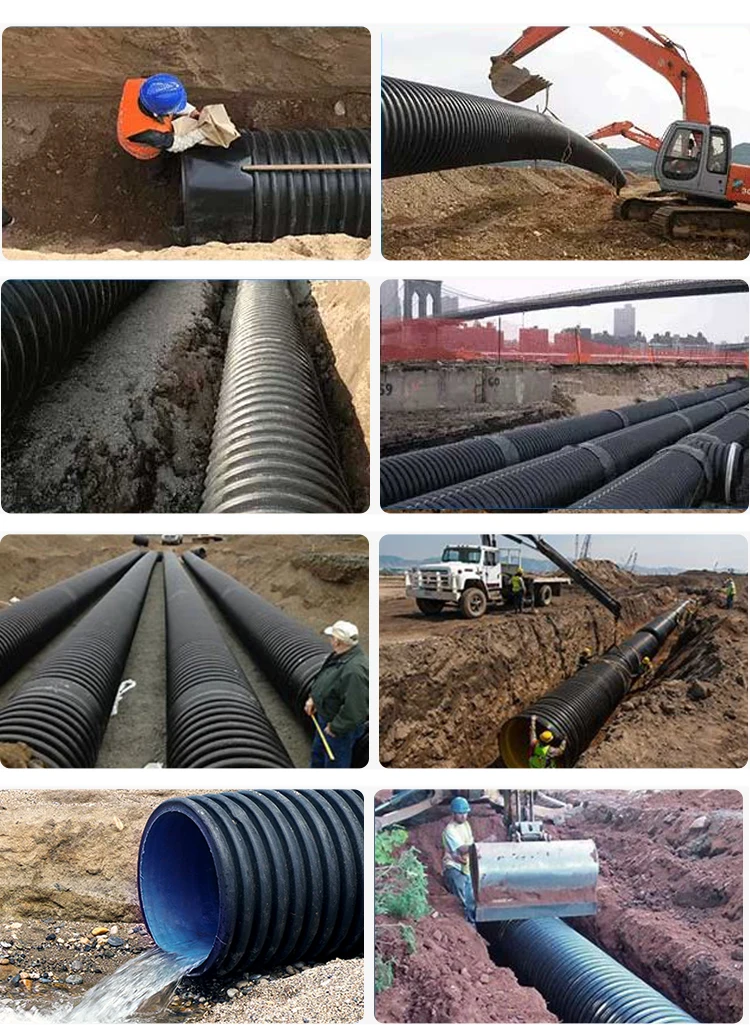 36 Hdpe Double Wall Corrugated Used Plastic Culvert Pipe Buy Hdpe